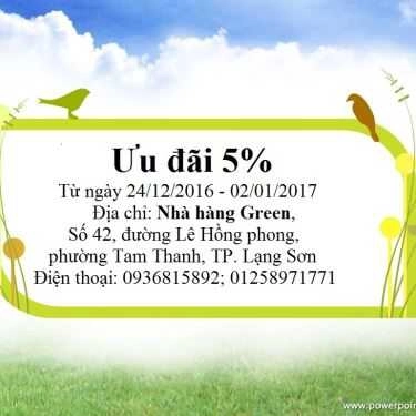 Tổng hợp- Nhà Hàng Green