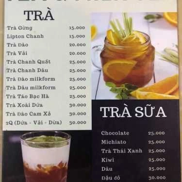 Thực đơn- 2Q Coffee