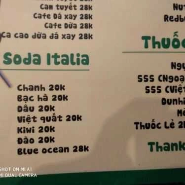 Thực đơn- Alibaba Coffee - Drinks & Ice Cream