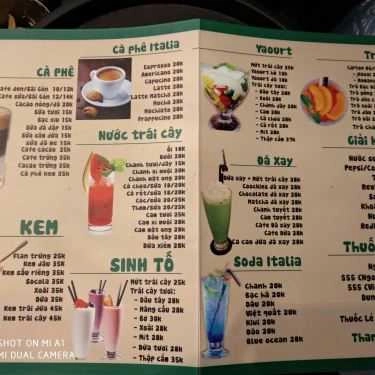 Thực đơn- Alibaba Coffee - Drinks & Ice Cream