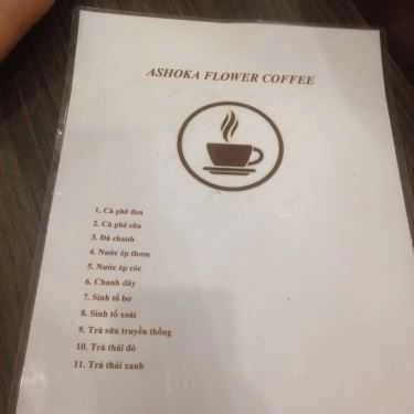 Thực đơn- ASHOKA Flowers - Coffee & Dessert