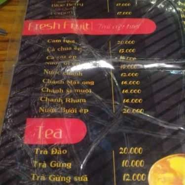 Thực đơn- Giao Mùa Cafe
