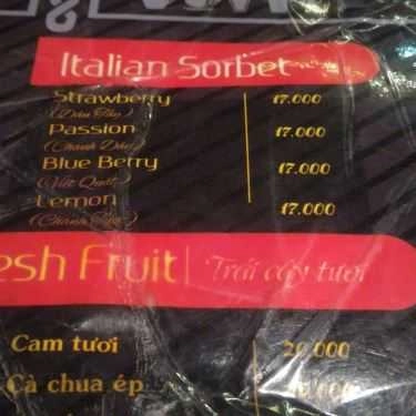 Thực đơn- Giao Mùa Cafe