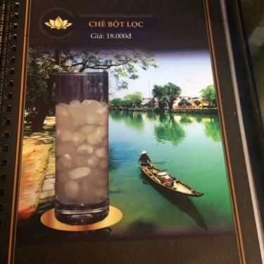 Thực đơn- Cafe Chè Cung Đình Huế - Trần Hưng Đạo