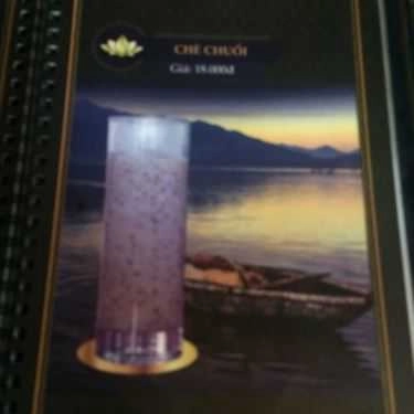Thực đơn- Cafe Chè Cung Đình Huế - Trần Hưng Đạo