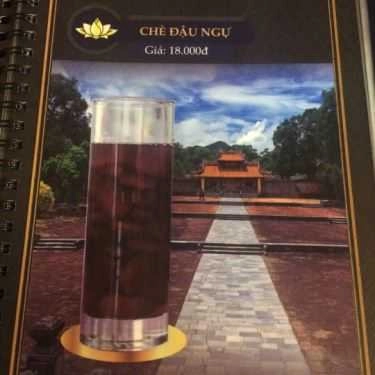 Thực đơn- Cafe Chè Cung Đình Huế - Trần Hưng Đạo