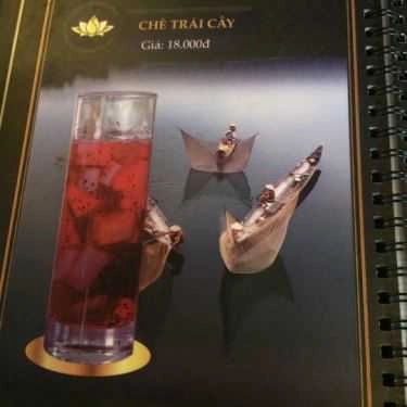 Thực đơn- Cafe Chè Cung Đình Huế - Trần Hưng Đạo
