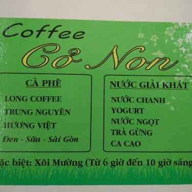 Thực đơn- Cỏ Non - Cafe & Điểm Tâm