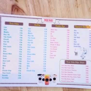 Thực đơn- Cafe Trà Sữa & Ăn Vặt Full House