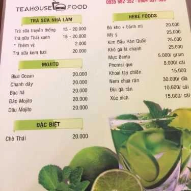Thực đơn- Lucy’s Coffee & Tea