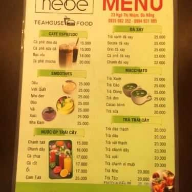 Thực đơn- Lucy’s Coffee & Tea
