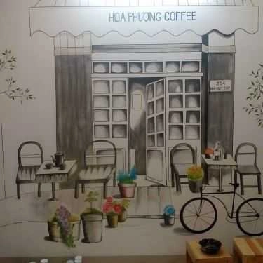 Không gian- Hoa Phượng Cafe