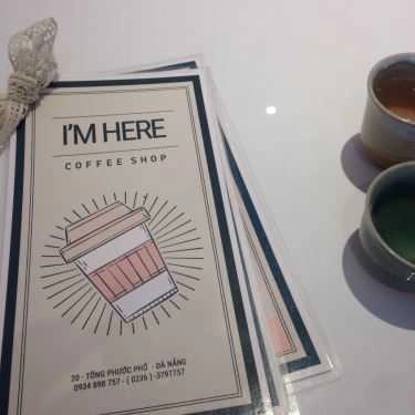 Thực đơn- I'm Here Coffee Shop - Tống Phước Phổ