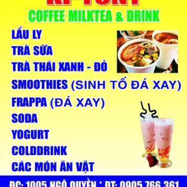 Thực đơn- Ki-Tony Cafe