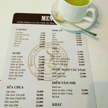 Thực đơn- Mộc Trà - Cafe & Cakes