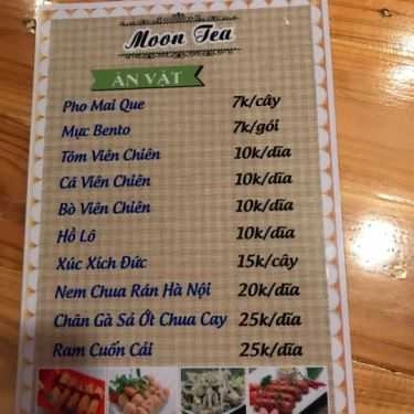 Thực đơn- Cafe Moon Tea - Trà Sữa & Ăn Vặt