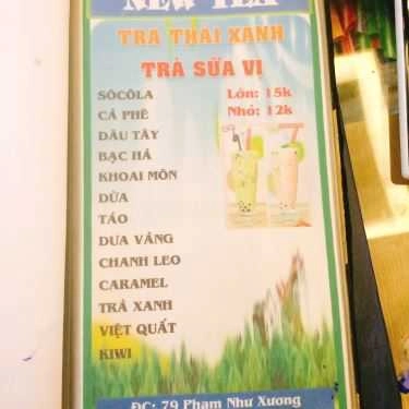 Thực đơn- Cafe New Tea - Trà Sữa & Ăn Vặt