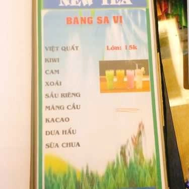 Thực đơn- Cafe New Tea - Trà Sữa & Ăn Vặt