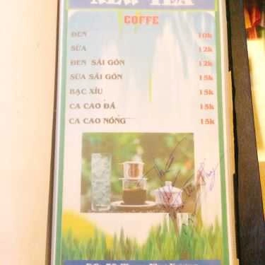Thực đơn- Cafe New Tea - Trà Sữa & Ăn Vặt