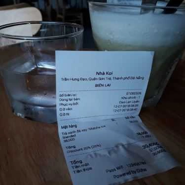 Thực đơn- Nhà Koi Coffee