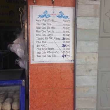 Thực đơn- Cafe Quán Liên - Rau Câu Trái Dừa