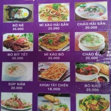 Thực đơn- REX Cafe - Cafe Sân Vườn