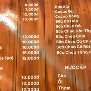 Thực đơn- Rin Rin Coffee
