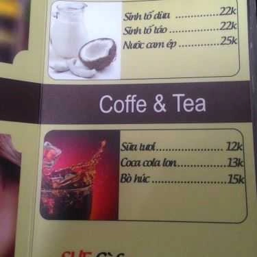 Thực đơn- She Cafe