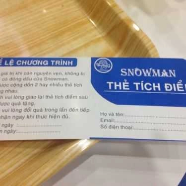 Tổng hợp- Cafe Snowman - Bingsu