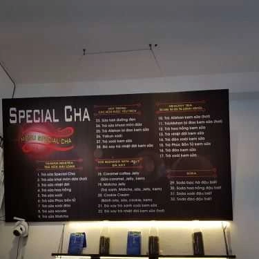 Thực đơn- Cafe Special Cha - Phạm Cự Lượng