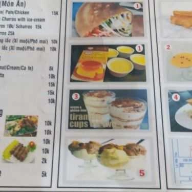 Thực đơn- Cafe Sweet Bites