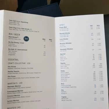 Thực đơn- Cafe The Lounge - Four Points By Sheraton Danang