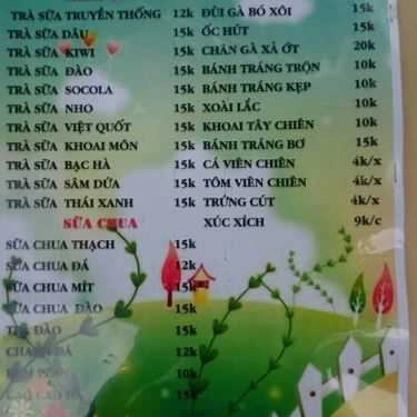 Thực đơn- Cafe Trà Sữa - Ăn Vặt Mr Teo