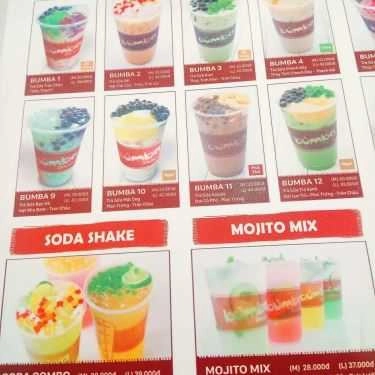 Thực đơn- Cafe Trà Sữa Bumba
