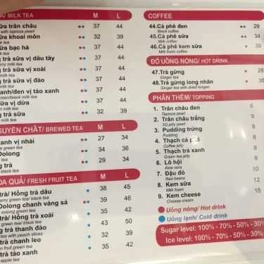 Tổng hợp- Cafe Trà Sữa House Of Cha - Hùng Vương