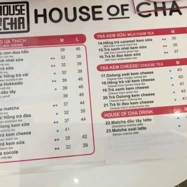 Tổng hợp- Cafe Trà Sữa House Of Cha - Hùng Vương
