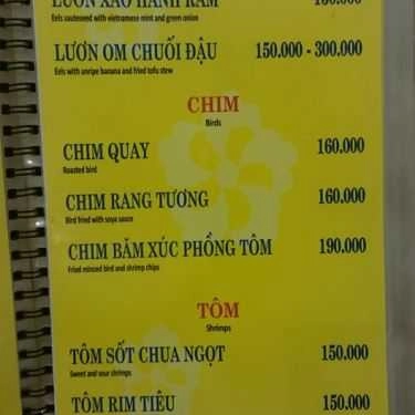 Thực đơn- Nhà Hàng Phở 10 Lý Quốc Sư - Bến Ngự