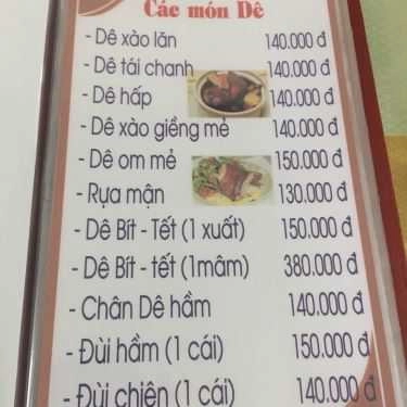 Thực đơn- Nhà Hàng Hoàng Giang - Hương Vị Món Ngon