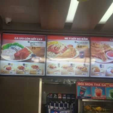 Thực đơn- Nhà Hàng Jollibee - Trần Hưng Đạo