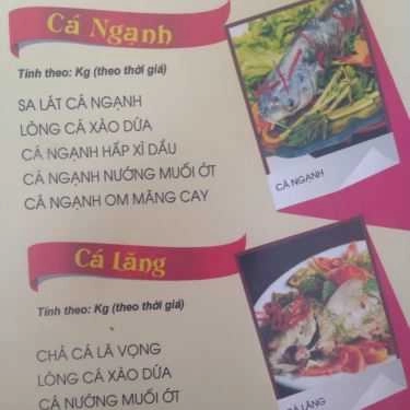 Thực đơn- Nhà Hàng Vũ Gia - Đặc Sản Dân Tộc