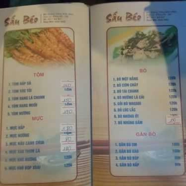 Thực đơn- Nhà Hàng Sấu Béo Restaurant - Món Việt