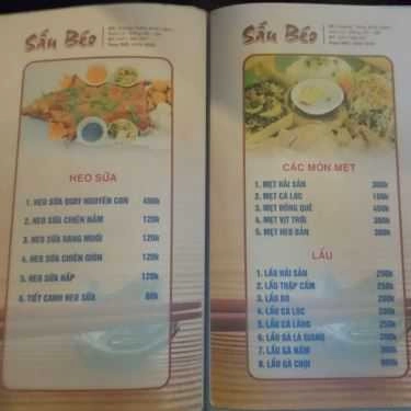 Thực đơn- Nhà Hàng Sấu Béo Restaurant - Món Việt