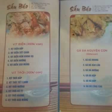 Thực đơn- Nhà Hàng Sấu Béo Restaurant - Món Việt