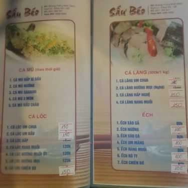 Thực đơn- Nhà Hàng Sấu Béo Restaurant - Món Việt