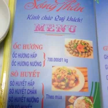 Thực đơn- Sóng Thần - Nhà Hàng Nổi Ven Sông