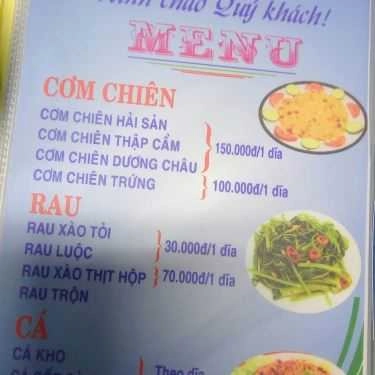 Thực đơn- Sóng Thần - Nhà Hàng Nổi Ven Sông