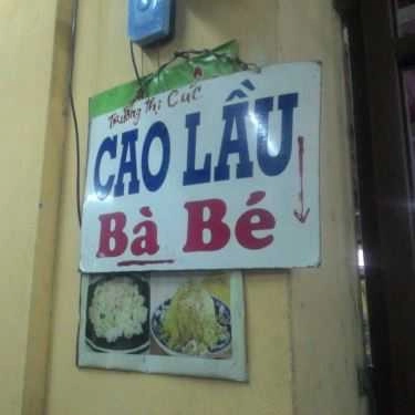 Tổng hợp- Quán Ăn Cao Lầu Bà Bé