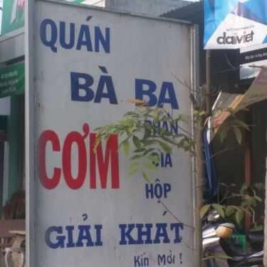 Tổng hợp- Quán Ăn Cơm Bà Ba