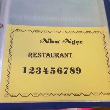 Thực đơn- Quán Ăn Như Ngọc - Đặc Sản Hội An