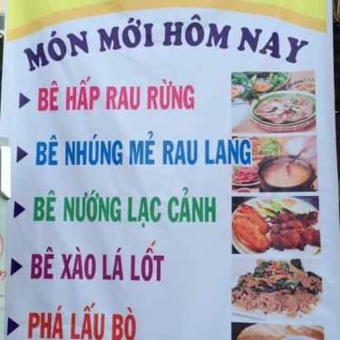 Thực đơn- Quán Ăn Phố Ốc 2 Hội An